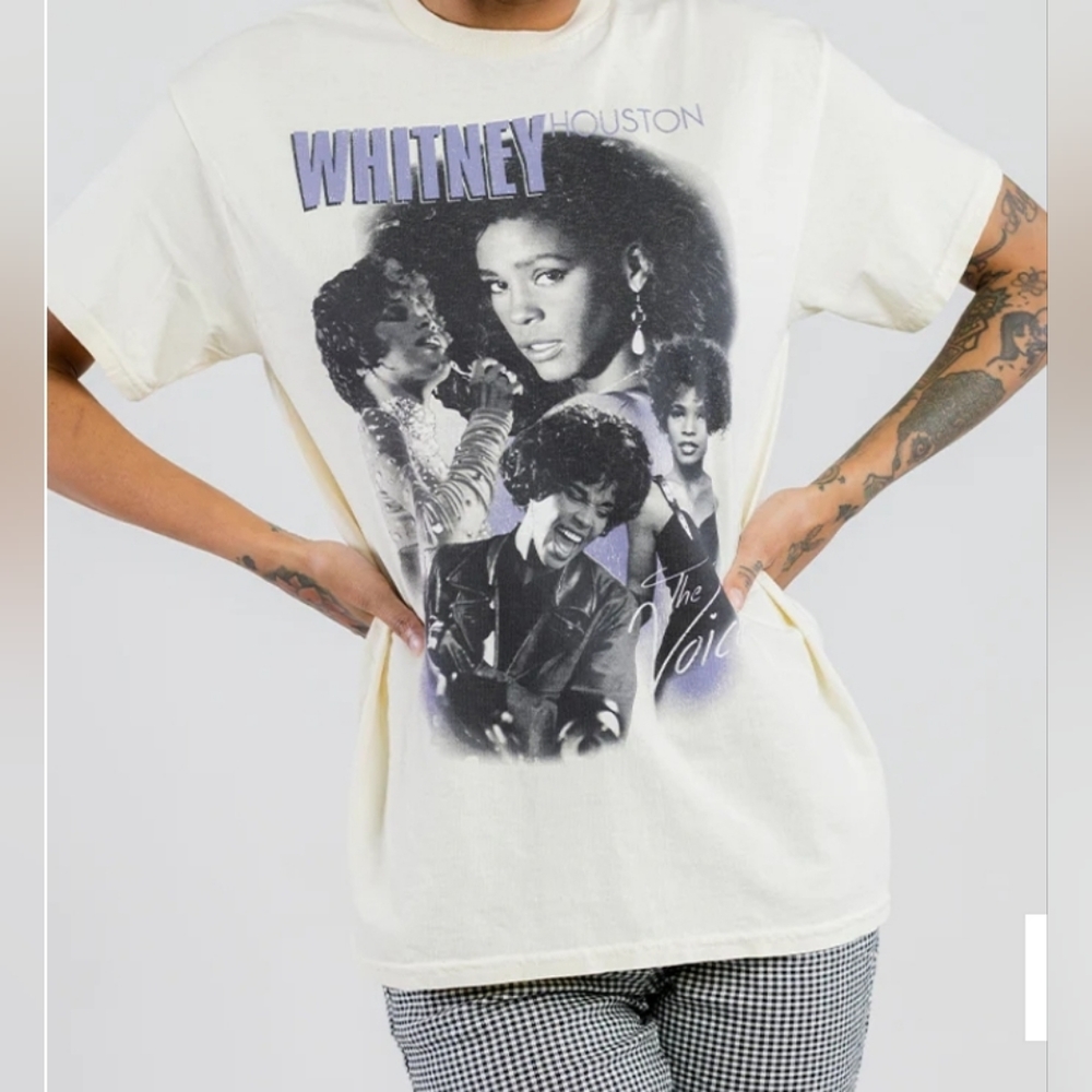 NWOT- Whitney Houston " The Voice" Tee Shirt